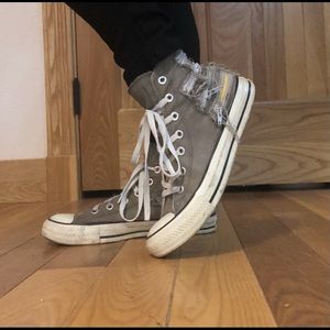Unique Zipper Converse High-Tops